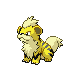 Shiny Growlithe sprite