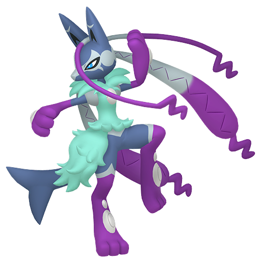 Shiny Mega Lucario Z sprite
