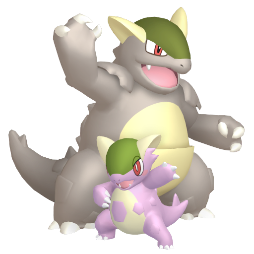 Shiny Mega Kangaskhan render