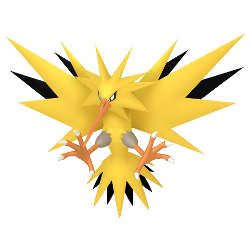 Shiny Zapdos render