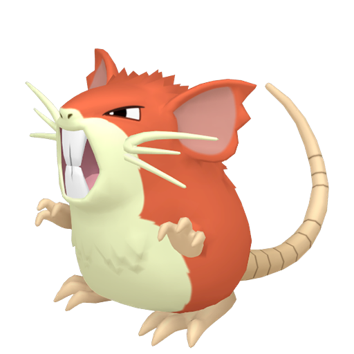 Shiny Raticate render