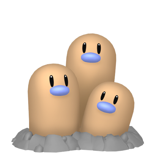Shiny Dugtrio render