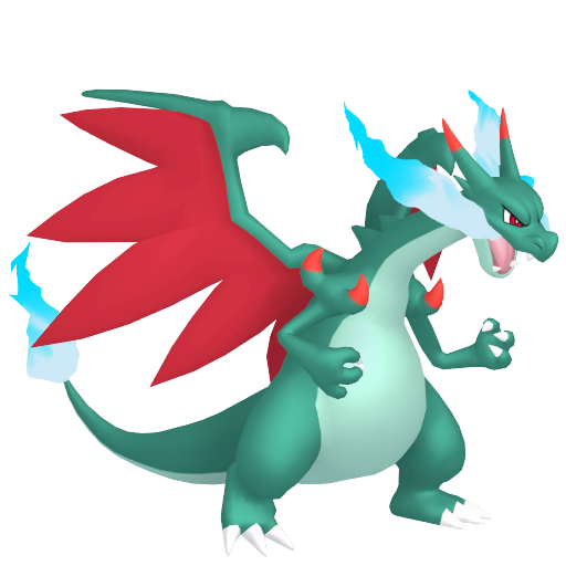Shiny Mega Charizard X render