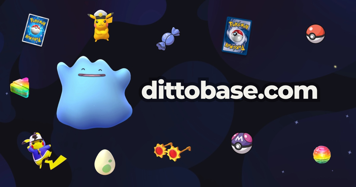 Dittobase Pokémon News Guides Database Tools Community And More