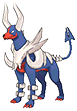 Shiny Mega Houndoom in Omega Ruby & Alpha Sapphire