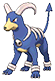Shiny Houndoom in Omega Ruby & Alpha Sapphire