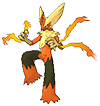 Shiny Mega Blaziken in Omega Ruby & Alpha Sapphire