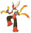 Mega Blaziken in Omega Ruby & Alpha Sapphire