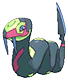 Shiny Seviper in Omega Ruby & Alpha Sapphire