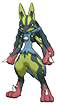 Shiny Mega Lucario in Omega Ruby & Alpha Sapphire