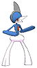 Shiny Gallade in Omega Ruby & Alpha Sapphire