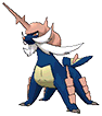 Shiny Samurott in Omega Ruby & Alpha Sapphire