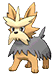 Shiny Herdier in Omega Ruby & Alpha Sapphire