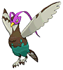 Shiny Unfezant in Omega Ruby & Alpha Sapphire