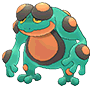 Shiny Seismitoad in Omega Ruby & Alpha Sapphire