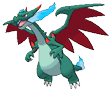 Shiny Mega Charizard X in Omega Ruby & Alpha Sapphire