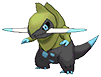 Shiny Fraxure in Omega Ruby & Alpha Sapphire