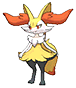 Braixen in Omega Ruby & Alpha Sapphire