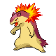 Shiny Typhlosion sprite