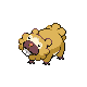 Shiny Bidoof sprite