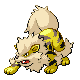 Shiny Arcanine sprite