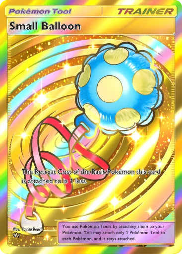 balloon pokemon card Air The Retreat Cost of the Pokemon this card is attached to is [Colorless][Colorless] less. Small Balloon - Pokmon TCG