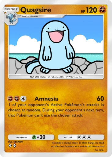 pokemon card quagsire TCG: Scarlet & Violet - Surging Sparks 3-Pack Blister Listed cards may have imperfections. Quagsire Cards | Dex -
