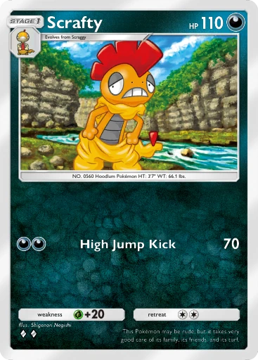 pokemon scraggy card - (66/111) Colorless Artist Scraggy - Pokmon TCG Pocket