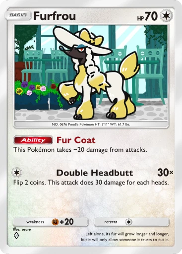 pokemon card furfrou Furfrou Cards | Dex