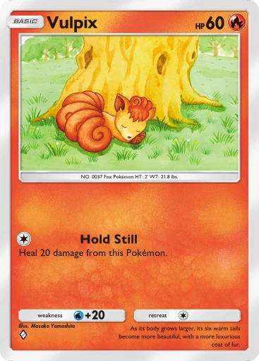 vulpix basic pokemon card POKMON GAME sv5a 010/066 C Colorless Artist Vulpix Battle Academy 2022 |