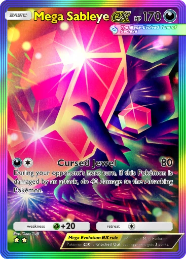 pokemon mega sableye card Shiny or Non ✨ 6 IV Pokémon Legends Z-A Battle Ready ZA Z – Shiny Living Dex EX is Knocked Out by damage from this attack Mega Sableye & Tyranitar GX