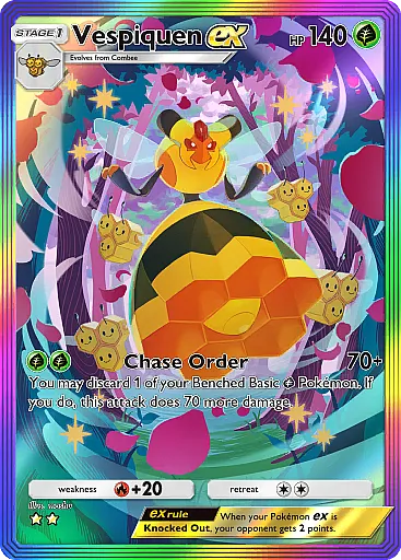 vespiquen pokemon card value - ex - Tera - 212/197 - Obsidian Flames - Ultra Rare Colorless Artist Vespiquen ex - 212/197 -