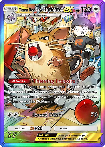 Team Rocket's Raticate ex