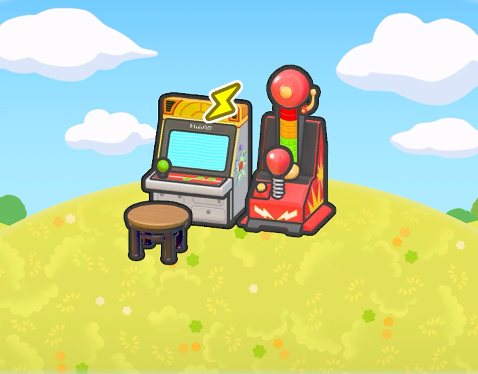 Mini Game Corner habitat in Pokémon Pokopia