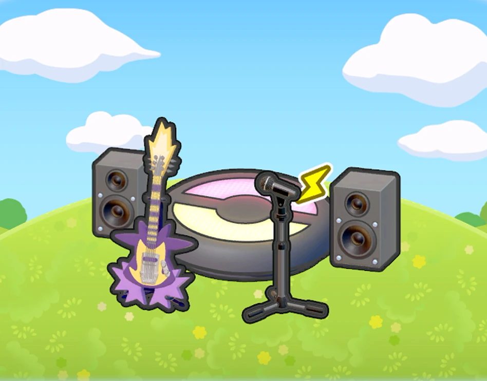 Amped rock stage habitat in Pokémon Pokopia