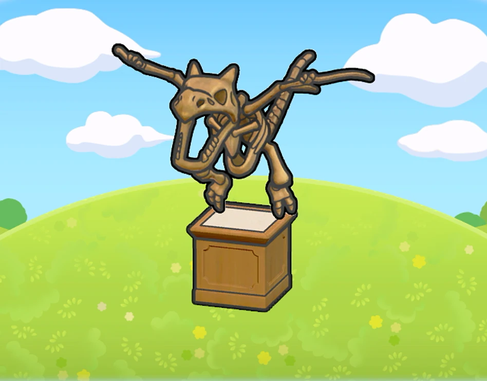 Wing Fossil display habitat in Pokémon Pokopia