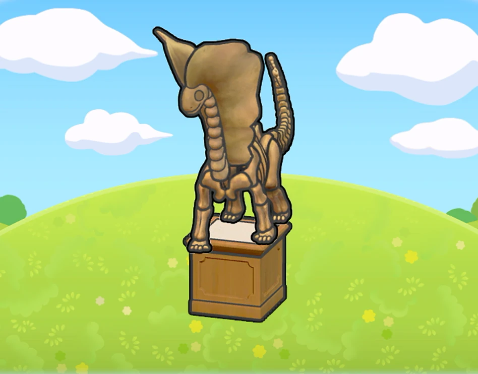 Tundra Fossil display habitat in Pokémon Pokopia