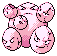 Exeggcute in Red & Blue
