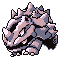 Rhyhorn in Red & Blue