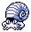 Omanyte in Red & Blue