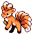 Vulpix in Red & Blue