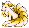 Ninetales in Red & Blue