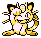 Meowth in Red & Blue