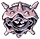 Cloyster in Red & Blue