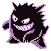 Gengar in Red & Blue