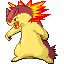Shiny Typhlosion sprite