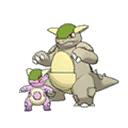 Shiny Kangaskhan Mega sprite
