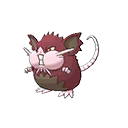 Shiny Raticate Alola sprite