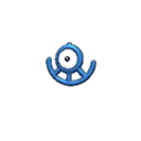 Shiny Unown U sprite