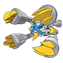 Shiny Metagross Mega sprite
